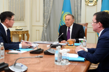 Фотография к новости: Назарбаеву доложили о работе по привлечению инвесторов в США и Европе