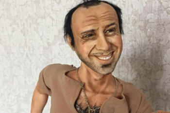 Фотография к новости: Кукольную копию Адриано Челентано изготовила рукодельница из Усть-Каменогорска