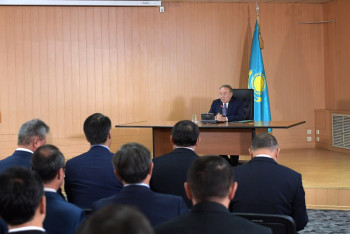 Фотография к новости: Назарбаев обозначил приоритеты работы Службы внешней разведки РК