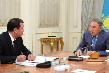 Фотография к новости: Глава государства провел встречу с помощником Президента - Секретарем Совбеза 