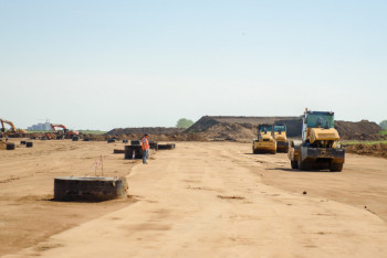 Временная объездная дорога запущена вдоль Коргалжынского шоссе в Астане 