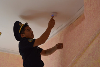 Датчики угарного газа пожарные бесплатно устанавливают в частных домах Алматы