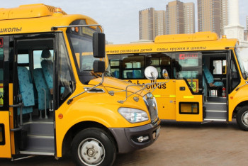 Фотография к новости: Автобусы "Мектеп bus" начнут перевозку школьников Астаны с октября