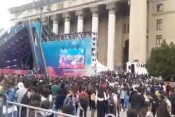 Видео давки во время Gakku-фестиваля в Алматы опубликовали в сети