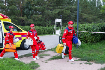 Фотография к новости: Казахстанские и литовские врачи борются за звание лучшей бригады скорой помощи