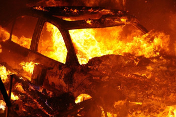 Машина сгорела дотла, врезавшись в газопровод в Туркестанской области