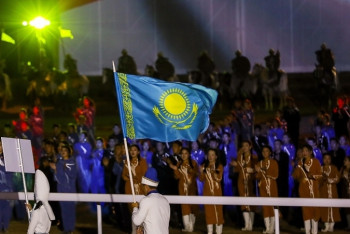 Фотография к новости: Назарбаев принял участие в церемонии открытия Всемирных игр кочевников