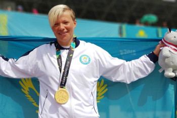 Фотография к новости: Азиада-2018: байдарочница принесла Казахстану тринадцатое "золото" 