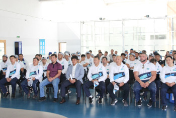 Фотография к новости: Национальную сборную РК проводили на Всемирные игры кочевников