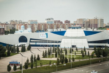 В раздевалке спорткомплекса "Казахстан" в Астане произошёл пожар