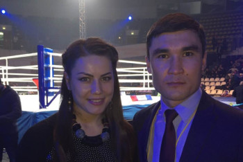 Фотография к новости: Серик Сапиев поздравил Фирузу Шарипову с днём рождения