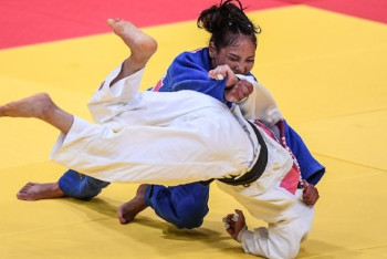 Казахстанская дзюдоистка принесла стране бронзовую медаль на Азиаде-2018