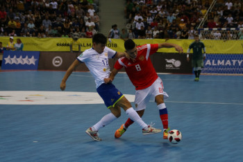 Фотография к новости: Сборная Казахстана заняла второе место на ЧМ по футзалу