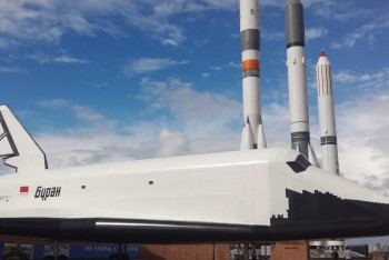 Макет "Бурана" установили в музее космоса в Астане