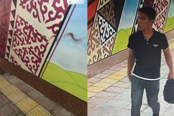 Фотография к новости: Разрисовавшего стены подземки художника-вандала разыскивает полиция Алматы