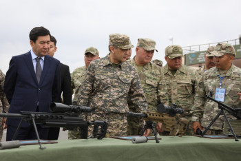 Фотография к новости: Стрелки из 12 стран прибыли в Казахстан на соревнования снайперских пар