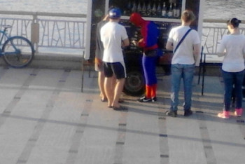 Фотография к новости: Человек-паук будет следить за порядком в Усть-Каменогорске 