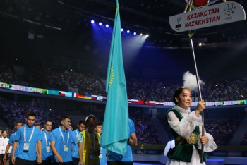 Фотография к новости: Студенты из 17 стран участвуют в чемпионате мира по футзалу в Алматы