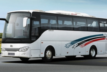 Фотография к новости: Электробусы костанайского автозавода обслуживали делегатов на Актауском саммите