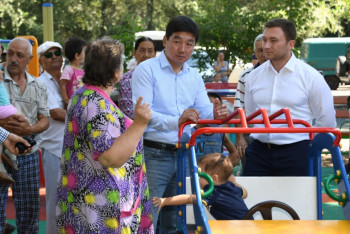 Фотография к новости: Больше половины дворов отремонтировали в Турксибском районе Алматы