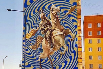 Фотография к новости: Граффити казахстанского художника вошло в число лучших в мире 