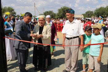 Парк в родном ауле построил актюбинский бизнесмен 