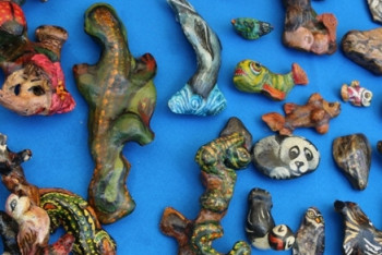 Фотография к новости: В сказочных героев превращает речные камни пенсионерка в Павлодарской области  