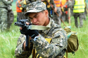 Фотография к новости: Стали известны победители военно-патриотического сбора "Айбын"