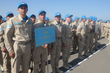 Фотография к новости: Ученики Акмолинской области приняли участие в республиканских военно-патриотических сборах "Айбын"