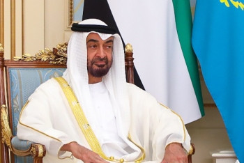 Фотография к новости: Наследный принц Абу-Даби опубликовал видео своего визита в Астану