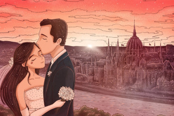 Фотография к новости: Будни влюблённых рисует казахстанская художница из Нью-Йорка 