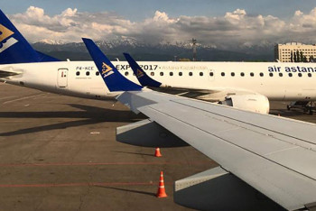 Фотография к новости: После двухдневной задержки самолёт Air Astana вылетел из Антальи в Казахстан