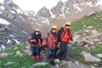 Фотография к новости: Девушка насмерть разбилась в горах Алматы