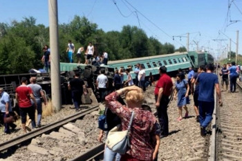 Крушение поезда в Шу: Сагинтаев выразил соболезнование семье погибшего