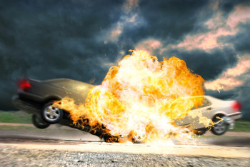 Фотография к новости: Авария на трассе Актау-Жанаозен: есть пострадавшие