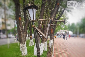 Фонари-музыканты появились в Астане