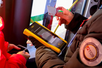 Фотография к новости: В столичных автобусах будет введен безналичный расчет