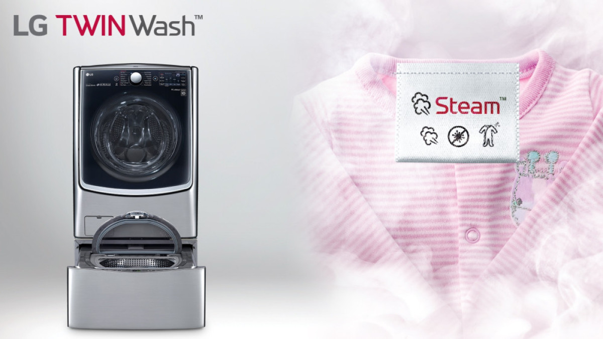 LG TwinWash позаботится о здоровье семьи