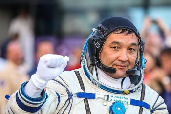 Фотография к новости: Доставивший Аймбетова на землю с МКС космический корабль выставлен на KADEX