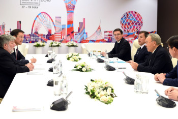 Сооснователь Apple рассказал Назарбаеву о преимуществе криптовалют