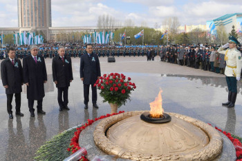 Фотография к новости: В Казахстане нет такой семьи, чьи родственники не воевали — Ашимбаев