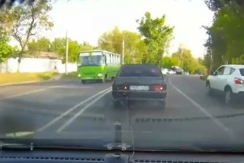 Фотография к новости: Нарушителя ПДД на "Ладе" нашли через соцсети в Алматы    