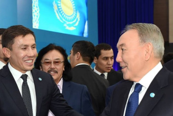 Фотография к новости: Зрелищным поединком назвал Назарбаев бой Головкина с Мартиросяном