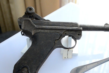 Фотография к новости: Оригиналы военного вооружения времен Второй Мировой выставила полиция в Кокшетау