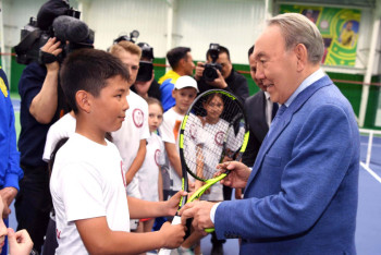 Фотография к новости: В каждом регионе должен быть теннисный центр мирового стандарта – Назарбаев