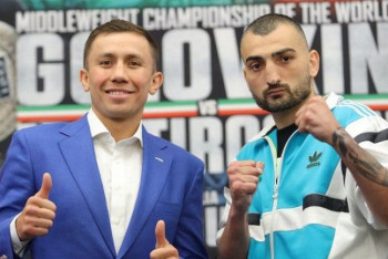 Фотография к новости: Озвучены гонорары Головкина и Мартиросяна за бой 5 мая