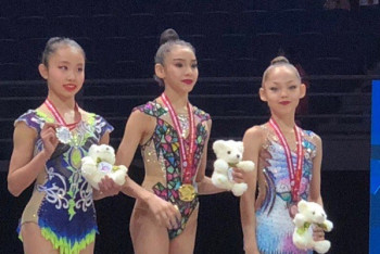 Чемпионкой Азии по художественной гимнастике стала астанчанка Сабина Бакатова 