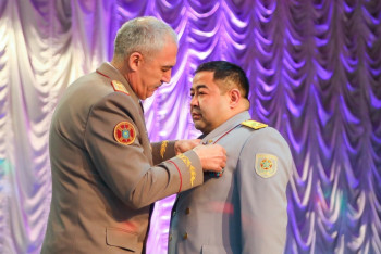 Госнаграды вручили группе военнослужащих Нацгвардии