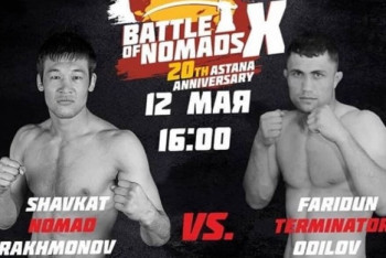 Таджикский "Терминатор" бросил вызов казахскому номаду в Battle of Nomads