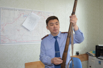 Фотография к новости: Оружие времен русско-турецкой войны сдал житель Караганды